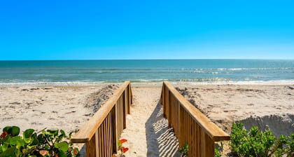 Ground Floor Beachfront Coastal Getaway w/ Pool & Beach Views