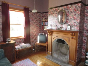 Living area - Colonial Villa on working farm in the northern Manawatu hill country (Rangiwahia)