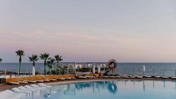 Indoor pool, a heated pool