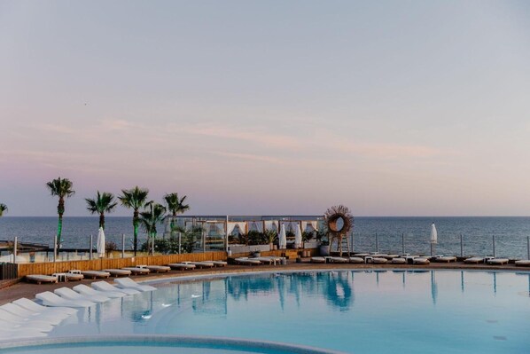 Indoor pool, a heated pool