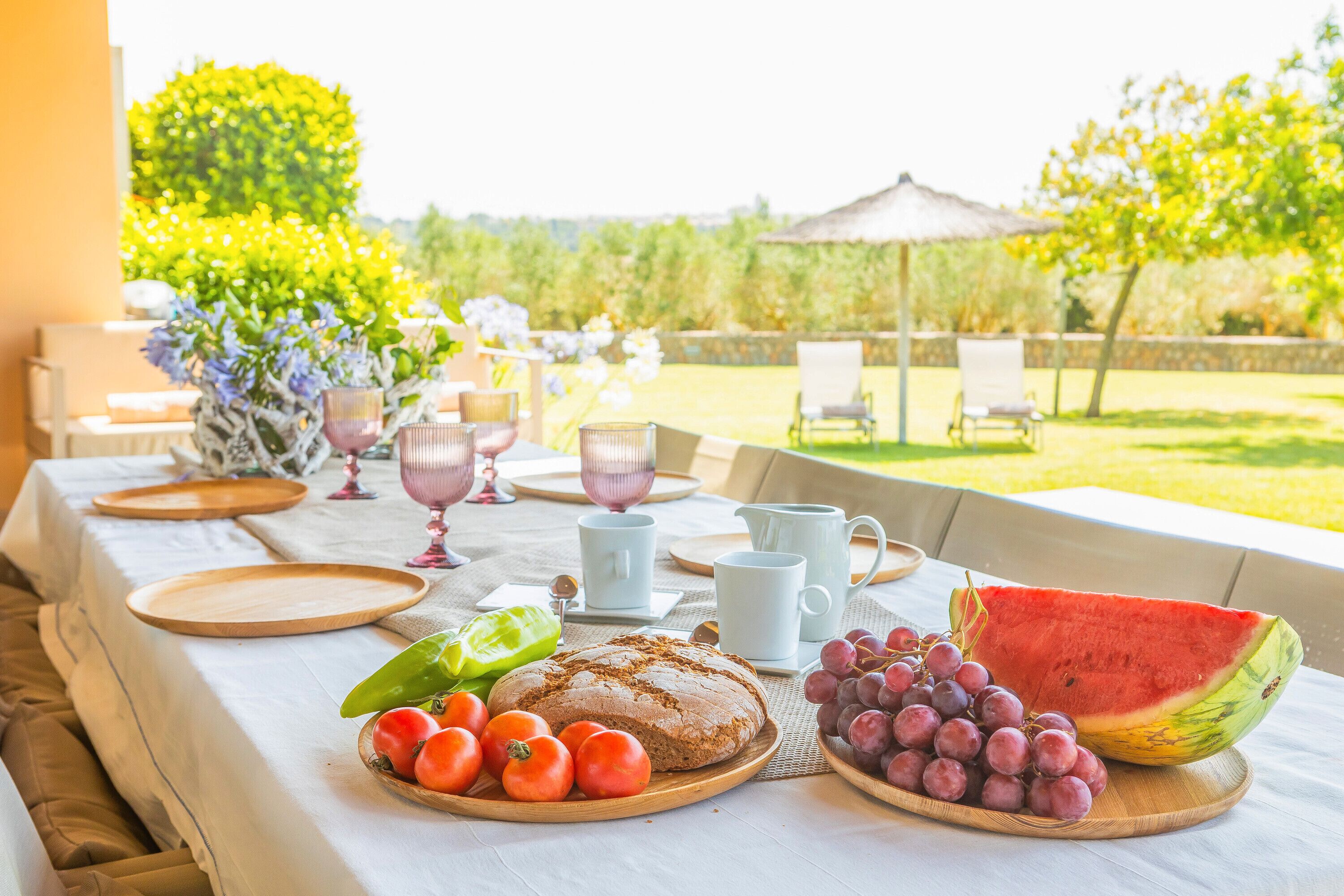 Udendørs spisemuligheder