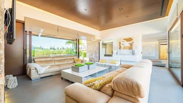 Télévision, cheminée