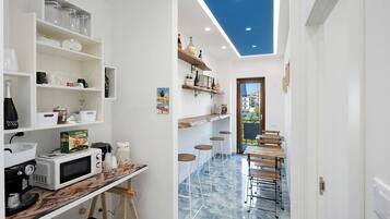 Fridge, high chair