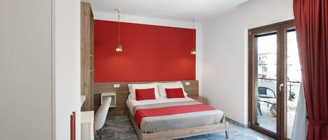 1 室のベッドルーム、WiFi (無料)、ベッドシーツ