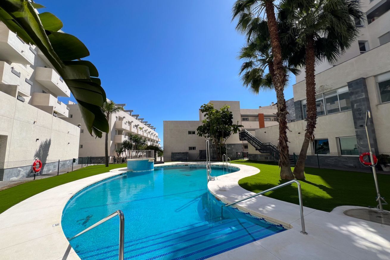 Una piscina riscaldata