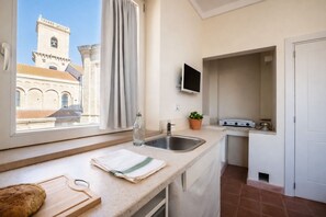 Fridge, cookware/dishes/utensils, dining tables - Terrazza della Cattedrale by Symphonya Rentals (Nardò)