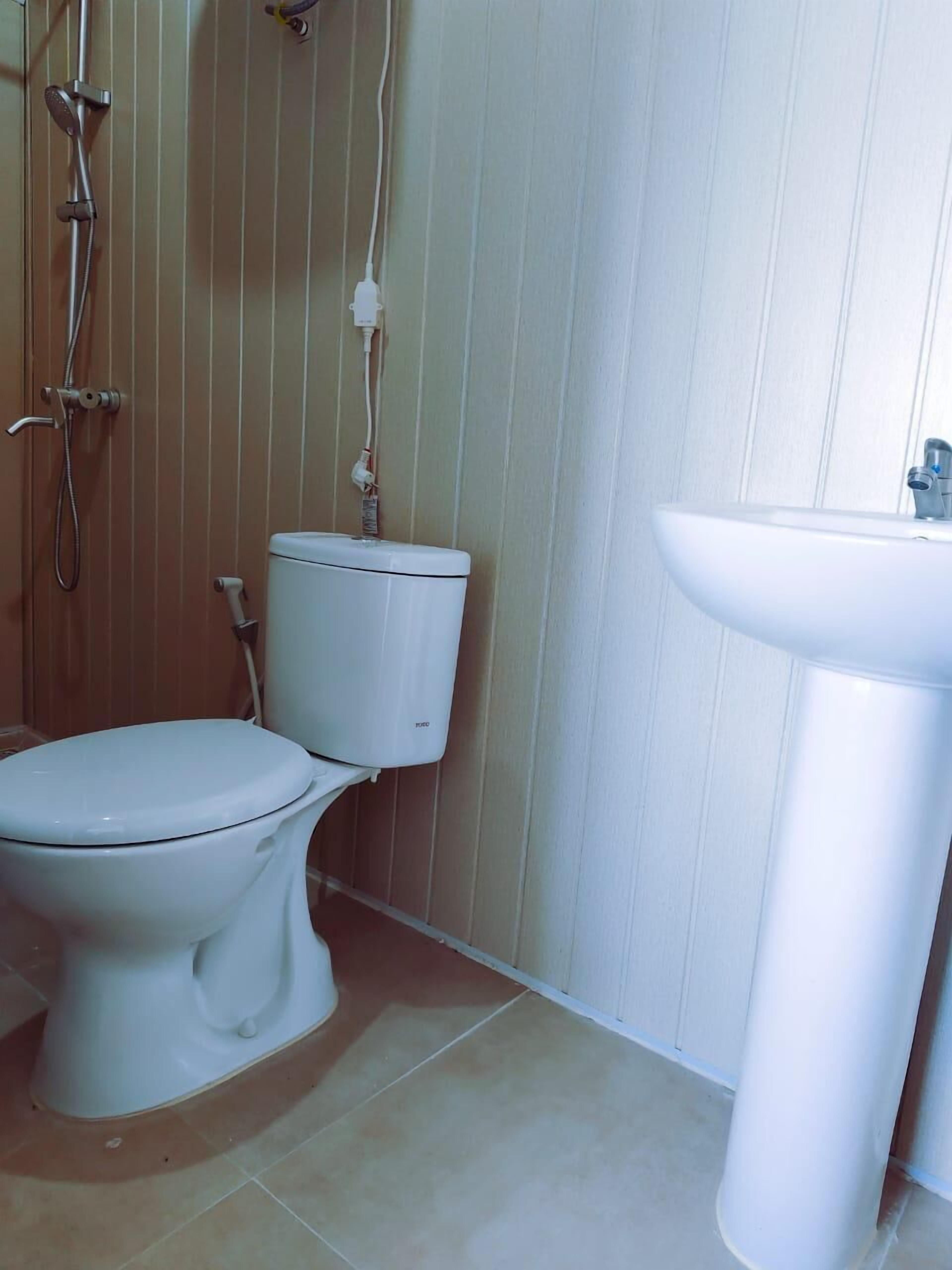 Cabane Deluxe, vue lac | Salle de bain | Douche, articles de toilette gratuits, sèche-cheveux