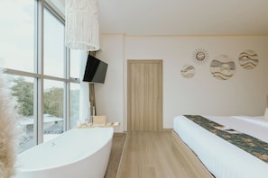 Chambre « Premier », vue piscine