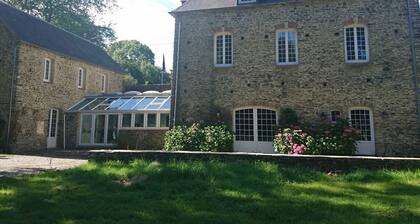 MOULIN DES RONDELLES. A 7-bedroom Historical Moulin in charming Cerisy-la-Forêt,