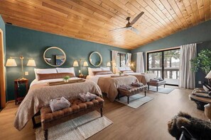 5 室のベッドルーム、アイロン / アイロン台、WiFi、ベッドシーツ