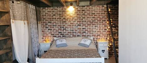 1 chambre, fer et planche à repasser, Wi-Fi, draps fournis