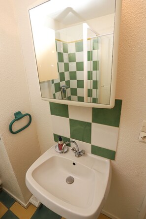 Shower, hair dryer - St Cyprien cozy apartment near the beach with garden (Saint-Cyprien)
