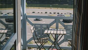 Blick von der Unterkunft