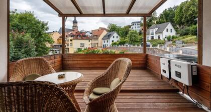 Appartement "Am Residenzschloss" avec grande terrasse et Wi-Fi
