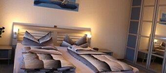 Appartement '73qm' avec vue sur les montagnes, jardin partagé et Wi-Fi