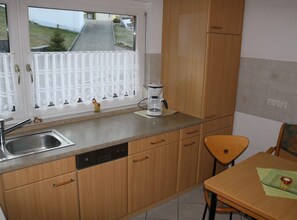 Kühlschrank, Ofen, Herdplatte, Geschirrspüler