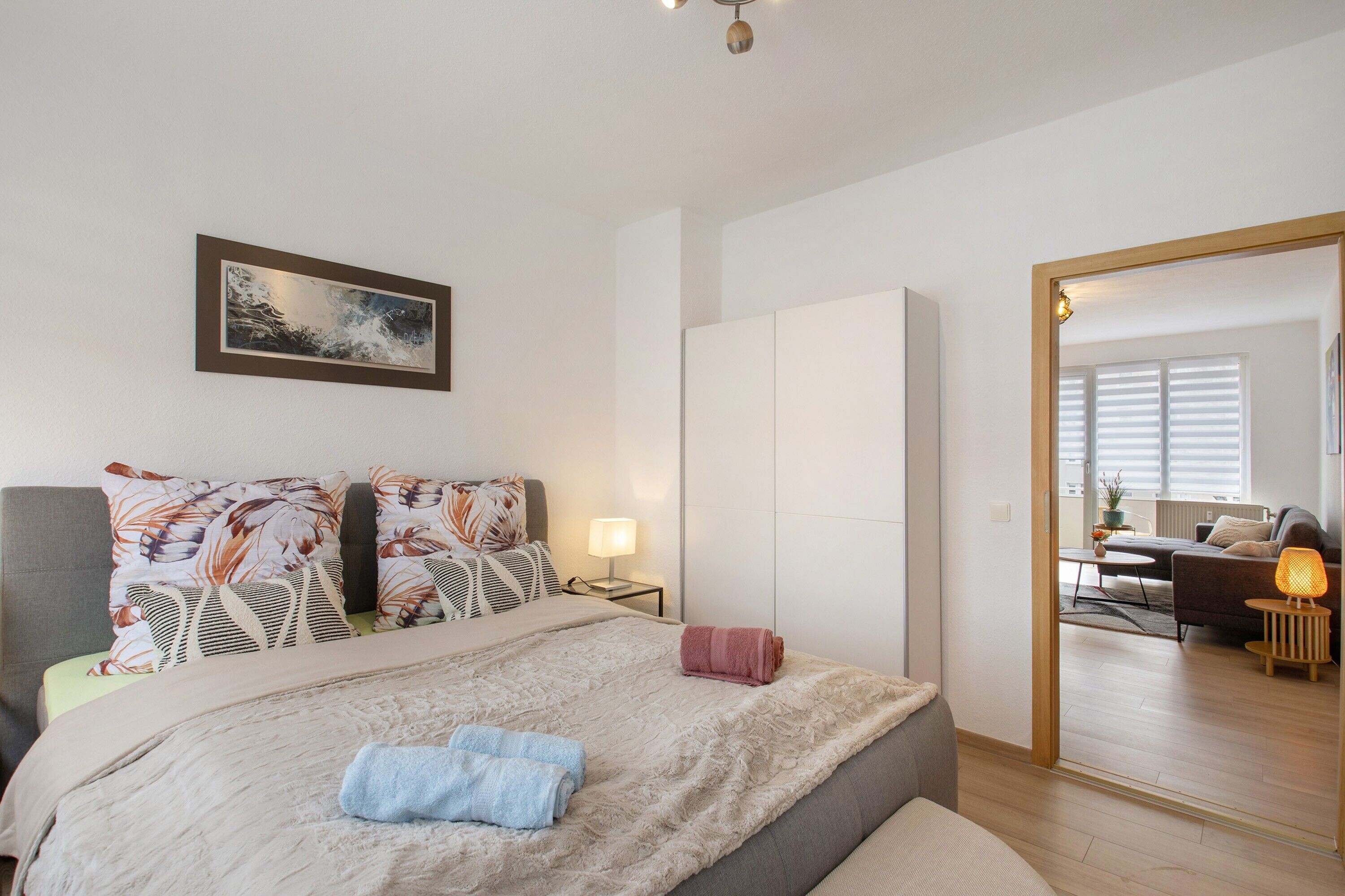 2 habitaciones, wifi gratis y ropa de cama 