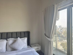 Apartament Deluxe | 1 dormitori, espai de treball apte per a portàtils i cortines opaques