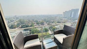 Vistas a la ciudad desde el alojamiento