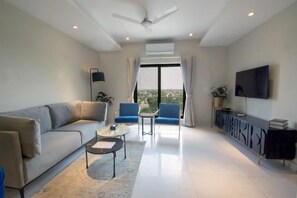 Classic Apartment | Living area | Smart TV, printers - The Opus Luxury Residences (Lahore)