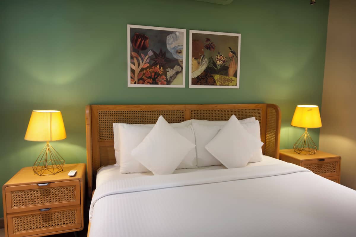 Premium Apartment | 1 bedroom, individually decorated, laptop workspace, blackout curtains