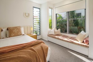 3 soveværelser, skrivebord, strygejern/strygebræt, weekendseng