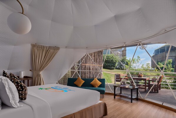 Habitación doble Deluxe, vista al jardín | Vista al jardín