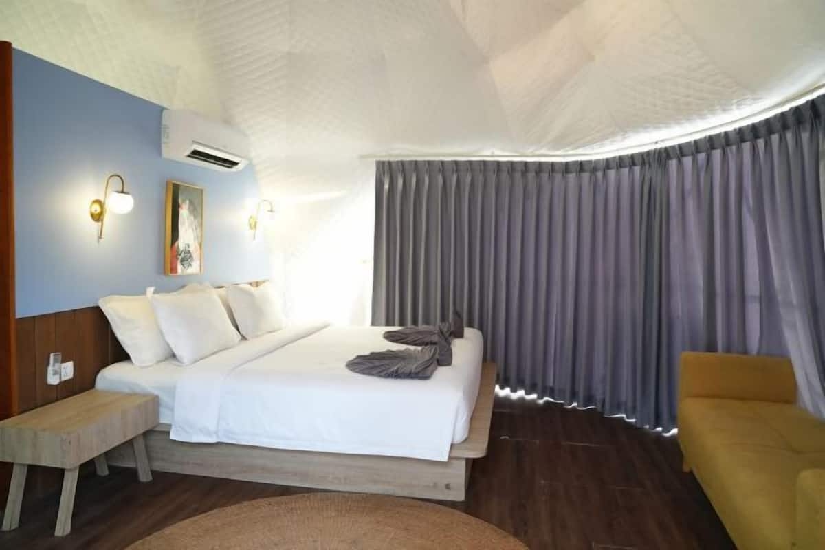 Minibar, skrivebord, strykejern/-brett og wi-fi (inkludert)