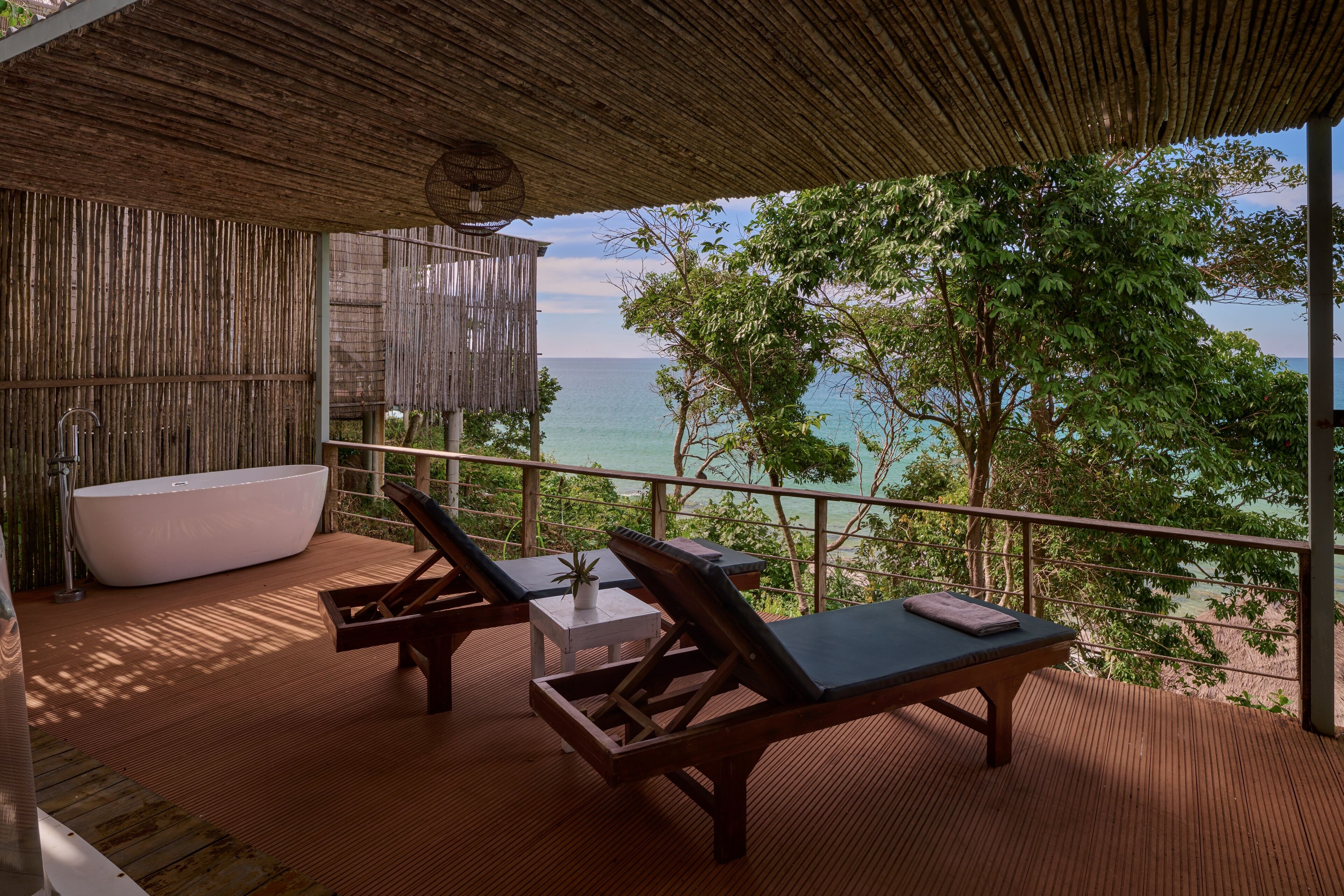 Junior kamer, uitzicht op zee | Terras