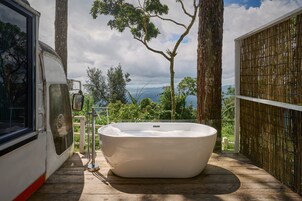 Deluxe Hotel Bus Mountain View | Desk, iron/ironing board, free WiFi, bed sheets