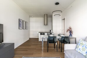 Apartment 3A | Living area | Flat-screen TV