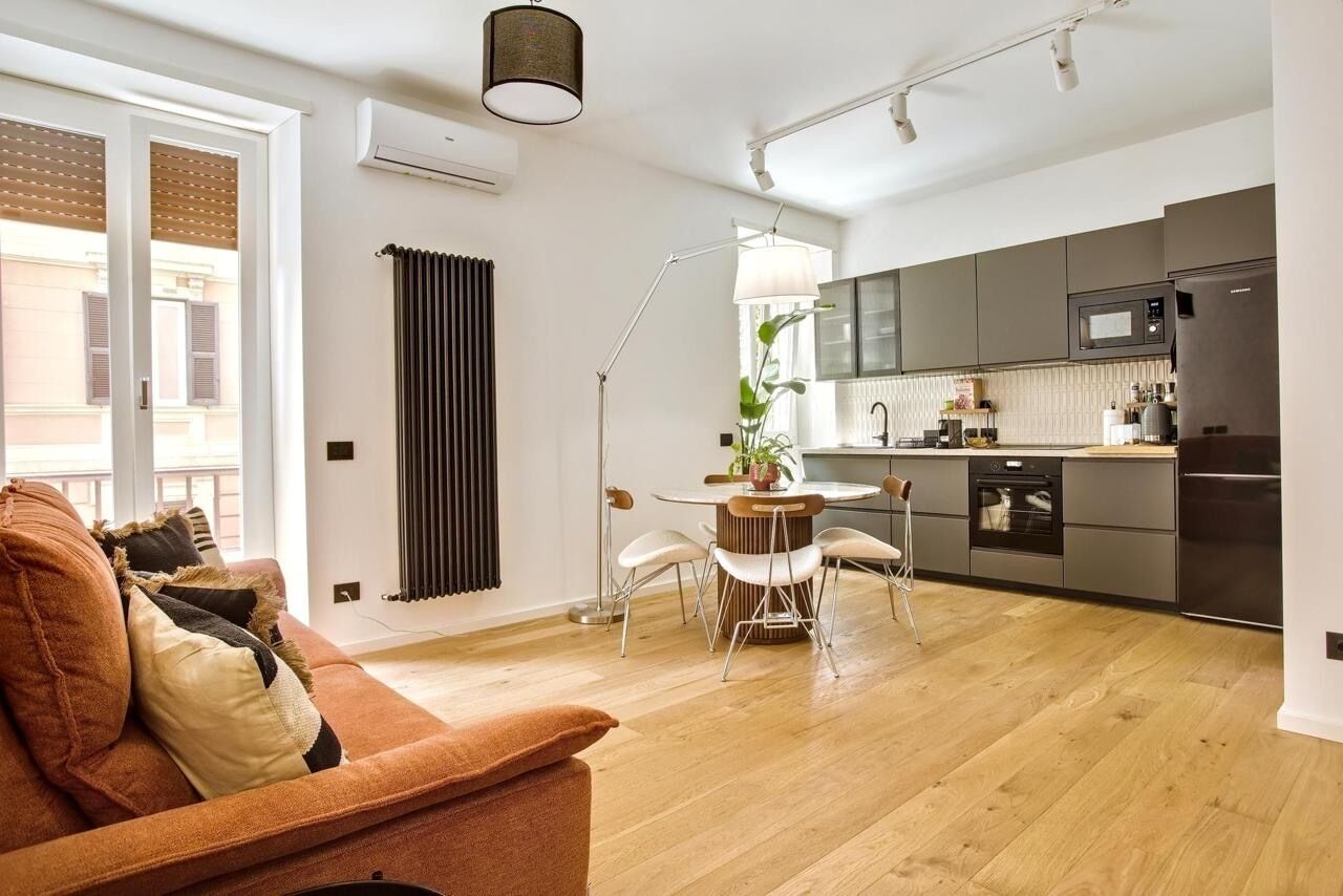 Premium Apartment, 2 Bedrooms | Living area | 50-inch Smart TV with digital channels, streaming services