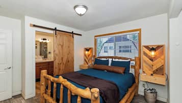 Hytte – signature, 2 soverom, spabadekar, fjellutsikt | 2 soverom, individuelt dekorert og individuelt innredet