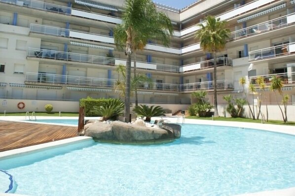 Pool - Nice flat with communal pool Av 71 (ROSES)