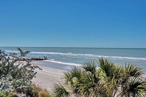 On the beach - Surfside Club at Coquina Sands (Naples)
