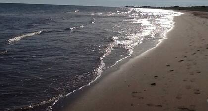 Escape to Seaside Chalet with hot tub at Aboiteau Beach , pet friendly