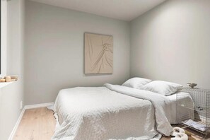 Leilighet, ikke-røyk, kjøkken | 3 soverom, blendingsgardiner og wi-fi (inkludert)