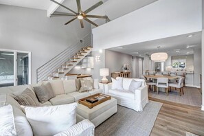 TV connectée, cheminée