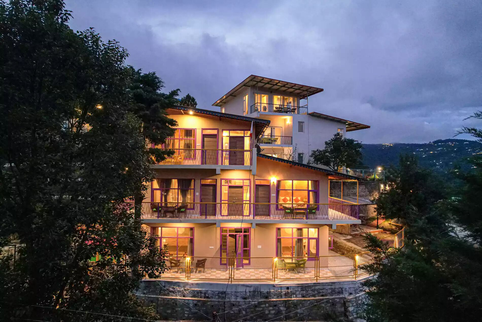 Framhlið gististaðar