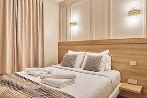 1 slaapkamer, een strijkplank/strijkijzer, wifi, beddengoed