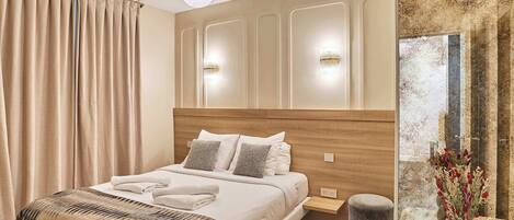 1 soverom, strykejern/-brett, wi-fi og sengetøy