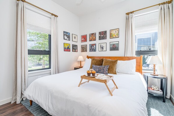 2 bedrooms, iron/ironing board, travel cot, free WiFi