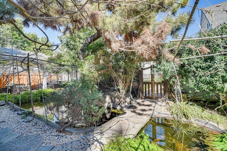 House (2 Bedrooms) | Interior. 6 Blocks to Sjsu: Cozy Bungalow w/ Deck & Koi Pond
