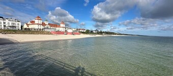 4-star vacation apartment Residenz Binz: 3 rooms/balcony/garden/barbecue area