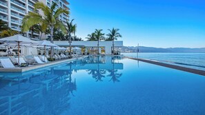 Outdoor pool - Stunning Beachfront Condo | Sea Views & Pools (Puerto Vallarta)