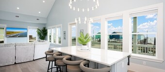 Fins & Feathers!  Ocean view and just so pretty!