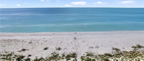 Sun loungers, beach towels