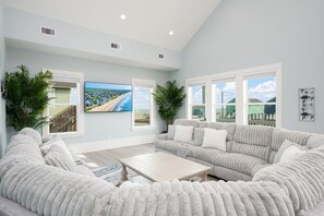 Living area - Fins & Feathers 3 Bedroom Home (Port Bolivar)