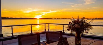 Floating Home in Ribnitz Near Baltic Sea