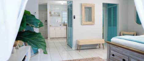 1 室のベッドルーム、WiFi (無料)、ベッドシーツ